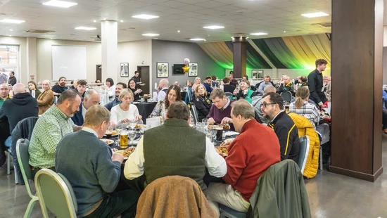 Enjoy the Heroes Restaurant at Franklin’s Gardens