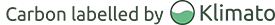 Carbon labelled by Klimato